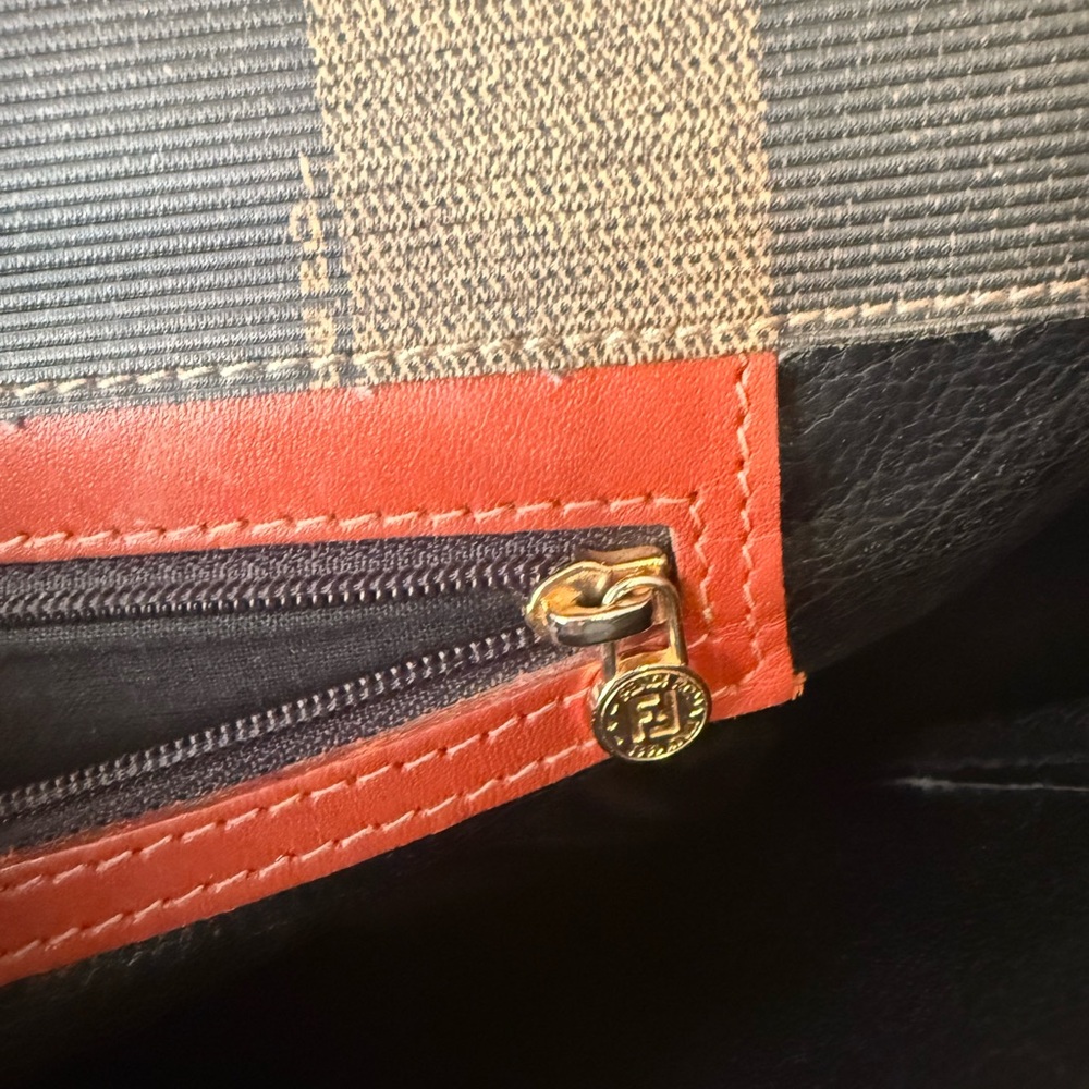 Fendi Pequin Flap Crossbody Bag - Picture 10 of 17
